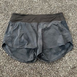 COPY - Lululemon grey tie dye athletic shorts